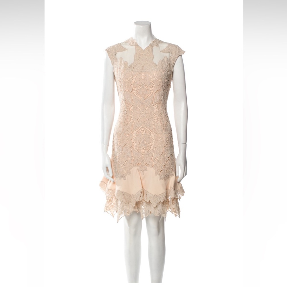 Jonathan Simkhai - Lace Pattern Knee Length Dress